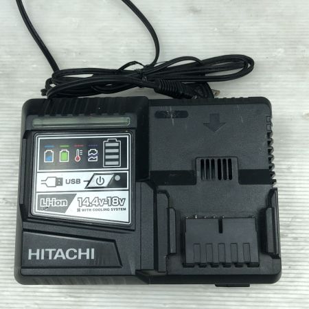  HITACHI 日立 電動工具 インパクトドライバ 充電器・充電池2個・ケース付 WH36DA ブルー