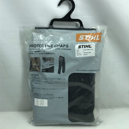  STIHL 工具関連用品 チャップス 未使用品(S) Lサイズ ブラック