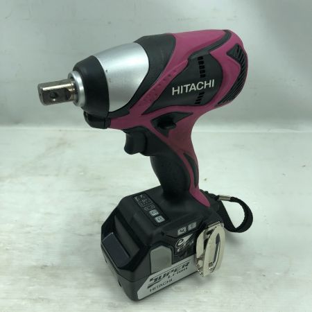  HITACHI 日立 締め付け工具 インパクトレンチ 充電器・充電池2個・ケース付 WR18DBDL ショッキングピンク