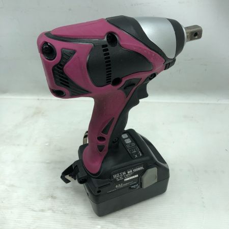  HITACHI 日立 締め付け工具 インパクトレンチ 充電器・充電池2個・ケース付 WR18DBDL ショッキングピンク