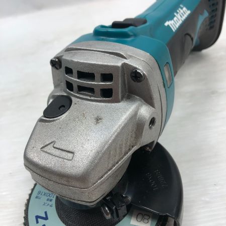  MAKITA マキタ 研磨工具 ディスクグラインダー 充電器・充電池1個・ケース付 GA400D ブルー