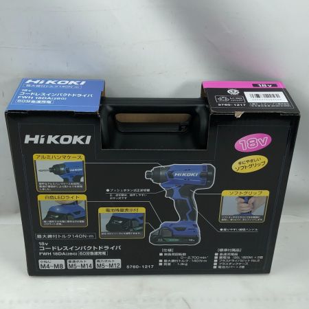   電動工具 未使用品 HiKOKI ｺｰﾄﾞﾚｽｲﾝﾊﾟｸﾄﾄﾞﾗｲﾊﾞ  FWH12DAL