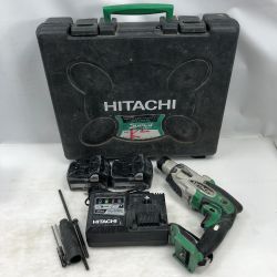 ◇◇ HITACHI 日立 締め付け工具 ハンマドリル 充電器・充電池2個・ケース付 DH18DSL グリーン Cランク