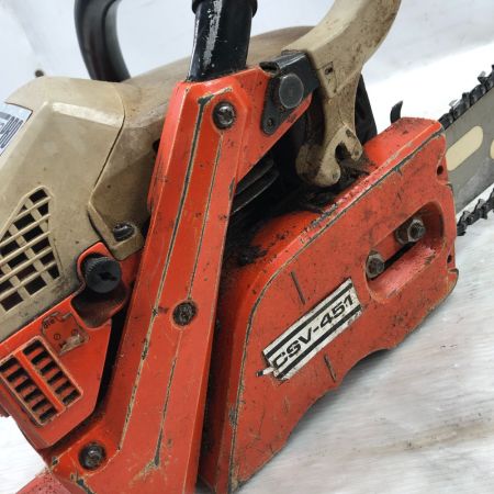  ECHO 切断工具 チェーンソー 本体のみ 2サイクル CSV-451 オレンジ