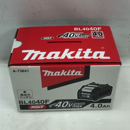  MAKITA マキタ 工具関連用品 バッテリー 未使用品(S) 本体のみ BL4040F ブラック