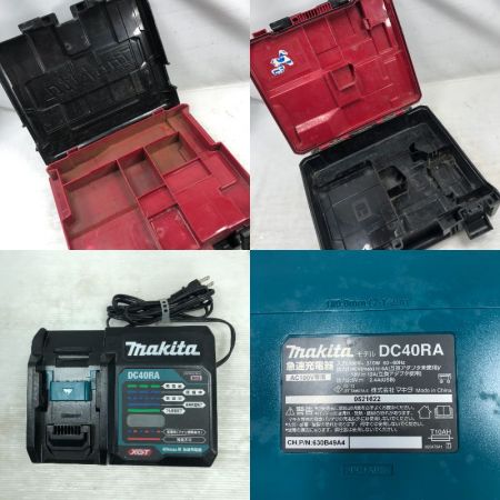  MAKITA マキタ 締め付け工具 インパクトドライバ 充電器・充電池2個・ケース付 コードレス式 40v TD002G ブラック