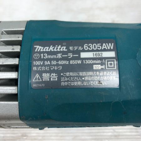  MAKITA マキタ 締め付け工具 ボーラー ケース付 コード式 100v 6305AW ブルー