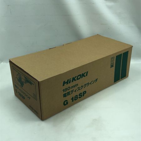  HiKOKI ハイコーキ 研磨工具 ディスクグラインダー 未使用品(S) 本体のみ コード式 100v G18SP グリーン