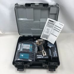 ◇◇ MAKITA マキタ 締め付け工具 インパクトドライバ 未使用品(S) 付属品完備 コードレス式 TD173DGXAB ブラウン Sランク