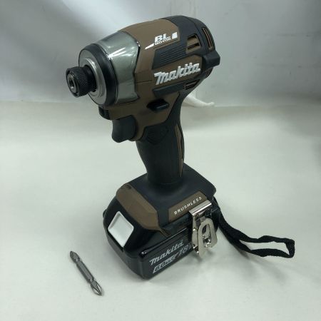  MAKITA マキタ 締め付け工具 インパクトドライバ 未使用品(S) 付属品完備 コードレス式 TD173DGXAB ブラウン