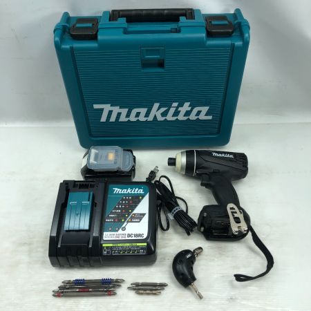  MAKITA マキタ 締め付け工具 インパクトドライバ 充電器・充電池1個付 TP141D ブラック