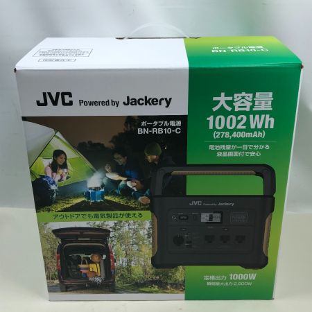  JVC ジェーブイシー 工具関連用品 ポータブル電源 アダプター付 100v BN-RB10-C ブラック