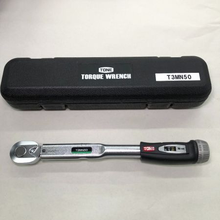  TONE トネ 工具 ハンドツール デジタルトルクレンチ T3MN50 ブラック