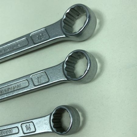  HAZET ハゼット 工具 ハンドツール コンビネーションレンチ セット　8、10、12、13、14、17、19 600N シルバー