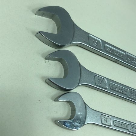  HAZET ハゼット 工具 ハンドツール コンビネーションレンチ セット　8、10、12、13、14、17、19 600N シルバー