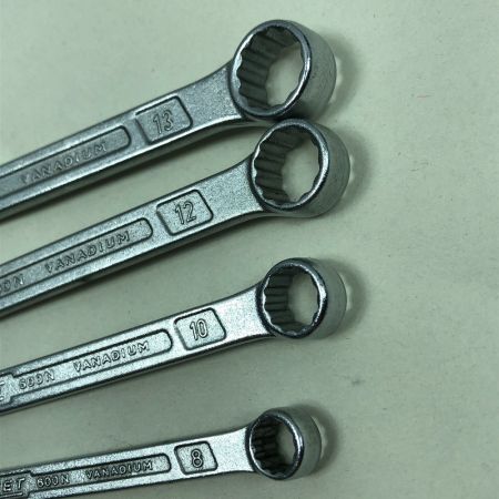  HAZET ハゼット 工具 ハンドツール コンビネーションレンチ セット　8、10、12、13、14、17、19 600N シルバー