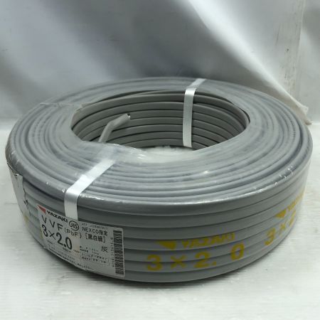  YAZAKI 工具 電材 VVFケーブル  未使用品(S) 3x2.0mm グレー