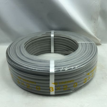  YAZAKI 工具 電材 VVFケーブル  未使用品(S) 3x2.0mm グレー