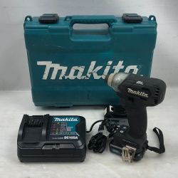 ◇◇ MAKITA マキタ 締め付け工具 インパクトドライバ 充電器・充電池2個・ケース付 TD111DSMXB ブラック Cランク