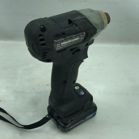  MAKITA マキタ 締め付け工具 インパクトドライバ 充電器・充電池2個・ケース付 TD111DSMXB ブラック