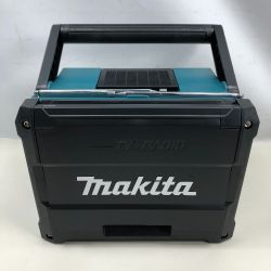 ◇◇ MAKITA マキタ 工具関連用品 ラジオ付テレビ リモコン・アダプター付き コードレス式 18v TV100 ブルー Bランク