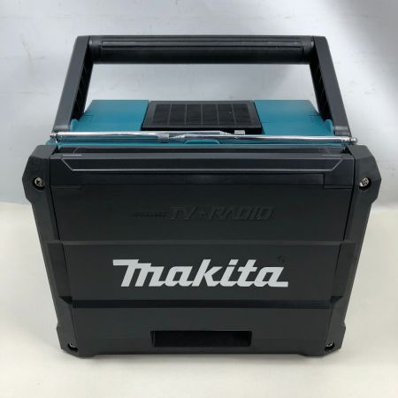  MAKITA マキタ 工具関連用品 ラジオ付テレビ リモコン・アダプター付き コードレス式 18v TV100 ブルー