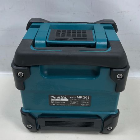  MAKITA マキタ 工具関連用品 充電式スピーカー MR203 ブルー