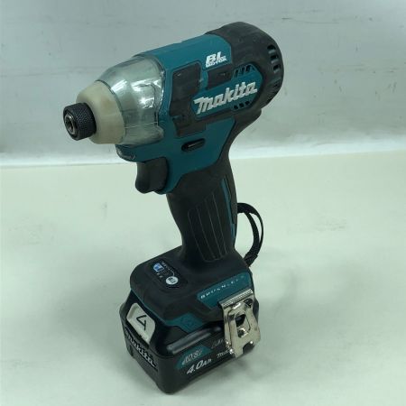  MAKITA マキタ 締め付け工具 インパクトドライバ 充電器・充電池2個付 コードレス式 TD111D ブルー