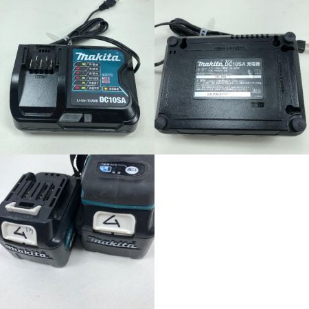  MAKITA マキタ 締め付け工具 インパクトドライバ 充電器・充電池2個付 コードレス式 TD111D ブルー