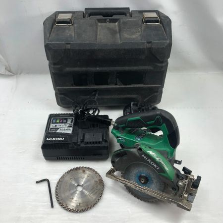  HiKOKI ハイコーキ 切断工具 丸のこ 充電器・充電池1個・ケース付 C3605DA(S) グリーン