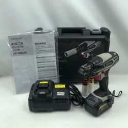 ◇◇ EARTH MAN アースマン 締め付け工具 インパクトレンチ 付属品完備 コードレス式 IW-180LiB ホワイト Cランク