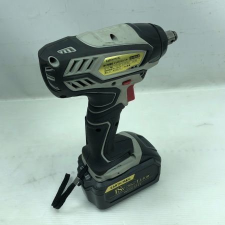  EARTH MAN アースマン 締め付け工具 インパクトレンチ 付属品完備 コードレス式 IW-180LiB ホワイト