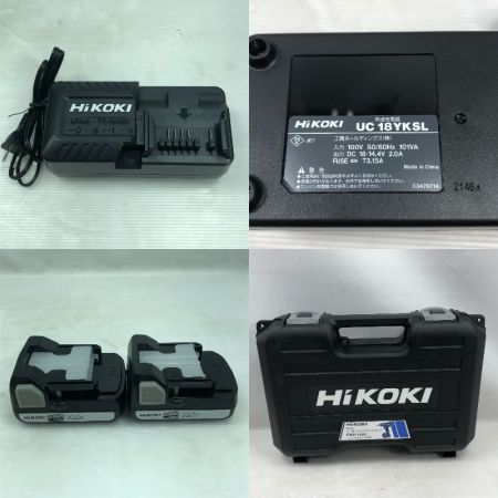  HiKOKI ハイコーキ 締め付け工具 インパクトドライバ 充電器・充電池2個・ケース付 FWH14DF(2BG) ブルー