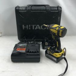 ◇◇ HiKOKI ハイコーキ 締め付け工具 インパクトドライバ 充電器・充電池2個・ケース付 WH18DDL2 イエロー Cランク