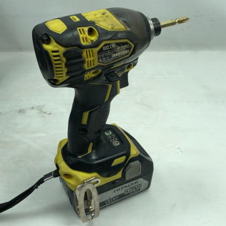  HiKOKI ハイコーキ 締め付け工具 インパクトドライバ 充電器・充電池2個・ケース付 WH18DDL2 イエロー