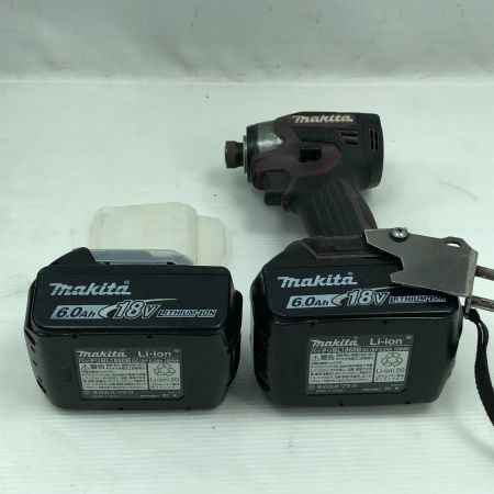  MAKITA マキタ 締め付け工具 インパクトドライバ 付属品完備 TD173DGXAP パープル