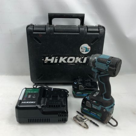 HiKOKI ハイコーキ 締め付け工具 インパクトドライバ 充電器・充電池2個・ケース付 WH36DC ブルー