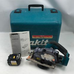 ◇◇ MAKITA マキタ 切断工具 充電式防塵丸ノコ 充電池1個・ケース付 KS5210RF ブルー Cランク