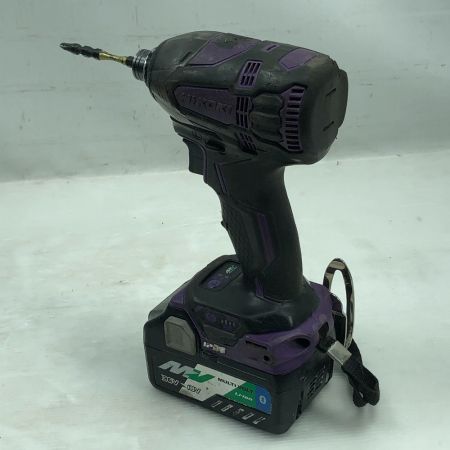  HiKOKI ハイコーキ 締め付け工具 インパクトドライバ 充電器・充電池2個・ケース付 コードレス式 WH36DA インディゴ