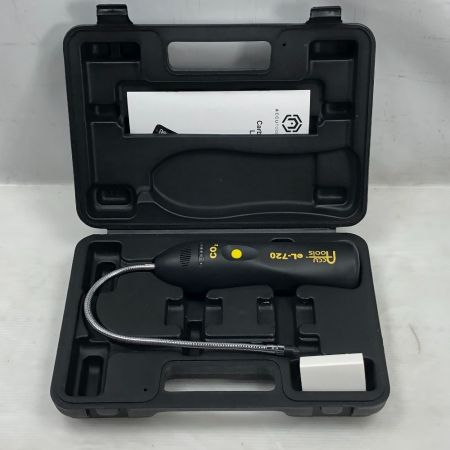  FUSO 工具関連用品 CO2検知器 ケース付 コードレス式 EL-720 ブラック