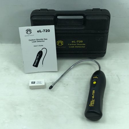  FUSO 工具関連用品 CO2検知器 ケース付 コードレス式 EL-720 ブラック