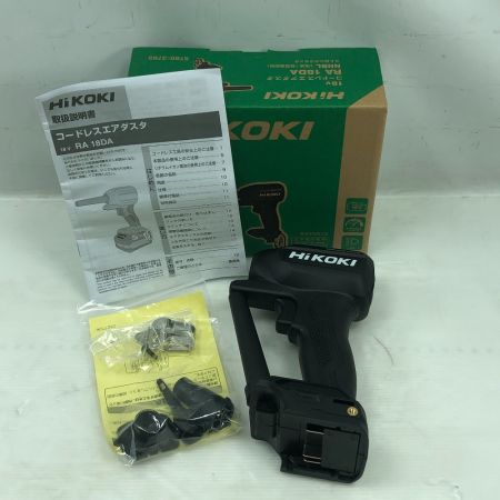  HiKOKI ハイコーキ 工具関連用品 充電式エアダスター RA18DA ブラック
