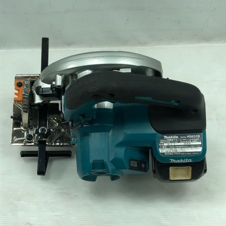  MAKITA マキタ 切断工具 丸のこ 充電池1個付 コードレス式 HS631D ブルー