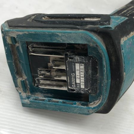  MAKITA マキタ 研磨工具 ディスクグラインダー 本体のみ コードレス式 40v GA001G ブルー