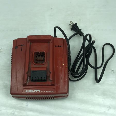  Hilti ヒルティ 工具関連用品 バッテリー充電器 本体のみ コード式 100v C4/36-350 レッド