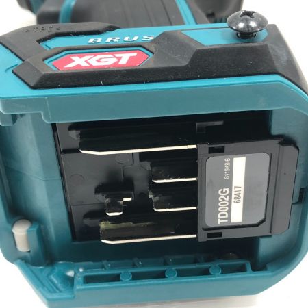  MAKITA マキタ 締め付け工具 インパクトドライバ 本体のみ コードレス式 40v TD002G ブルー