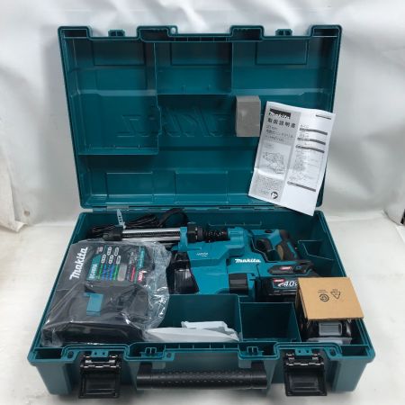  MAKITA マキタ 締め付け工具 ハンマドリル 未使用品(S) 付属品完備 コードレス式 40v HR010GRDXV ブルー