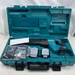 ◇◇ MAKITA マキタ 切断工具 レシプロソー 未使用品(S) 充電器・充電池2個・ケース付 コードレス式 40v JR001G ブルー Sランク