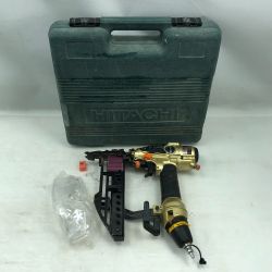 ◇◇ HITACHI 日立 工具 エアツール エアタッカ ケース付 高圧 N5004HMF ゴールド Cランク