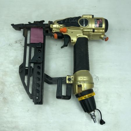  HITACHI 日立 工具 エアツール エアタッカ ケース付 高圧 N5004HMF ゴールド